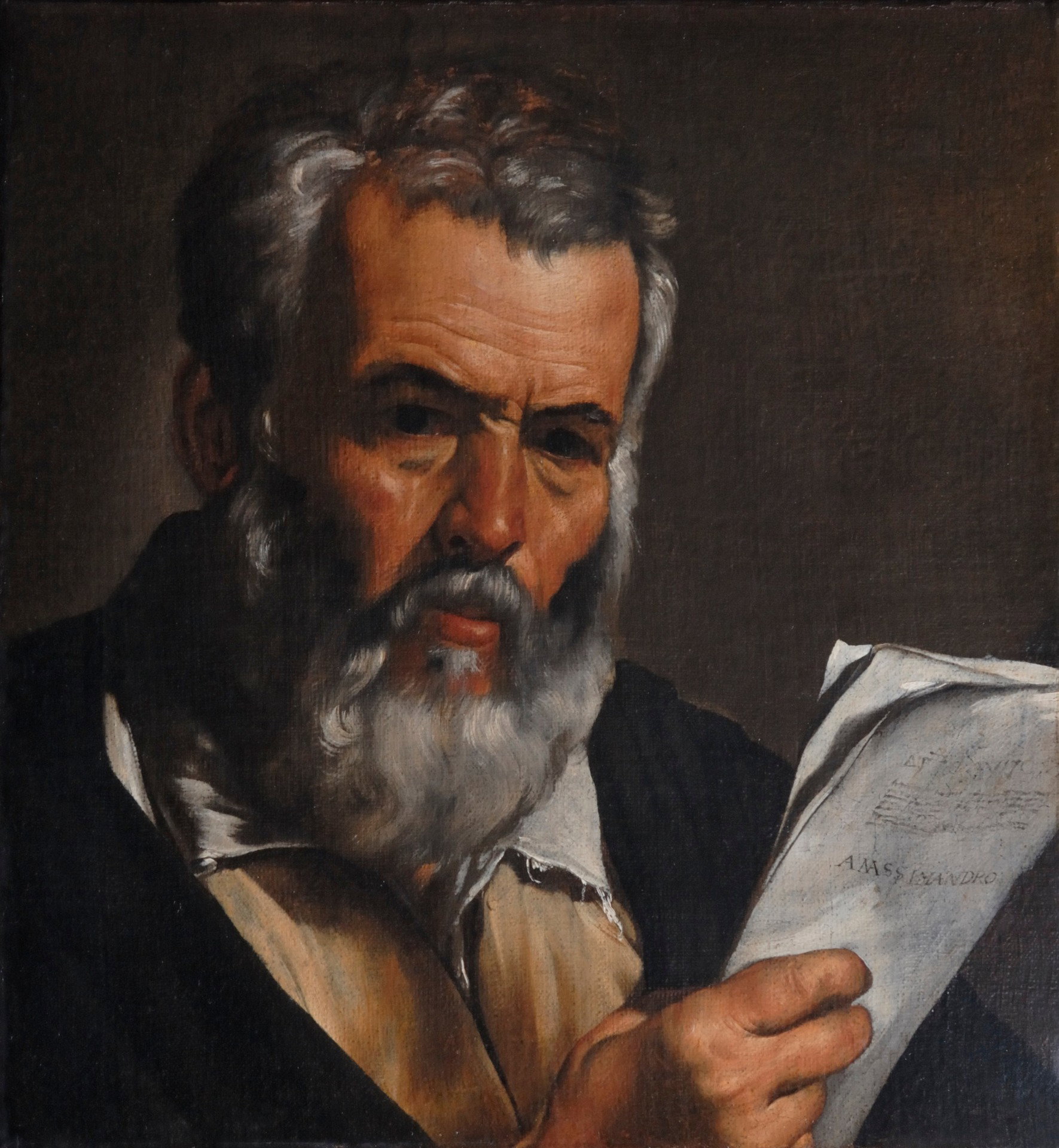 Pietro Belotti (Volciano 1625 – Gargnano 1700), Porträt des Philosophen Anaximander